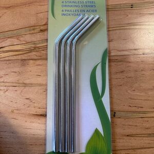 Norwex - 4-pack stainless steel straws